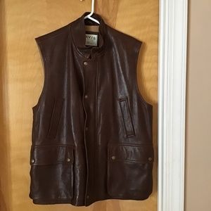 Leather vest